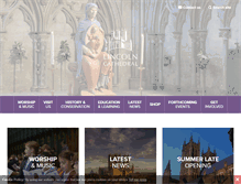 Tablet Screenshot of lincolncathedral.com